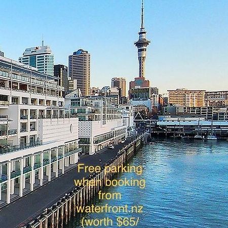 Waterfront Seaview Hotel Apartment - Same Building Block As Auckland Hilton Exteriér fotografie