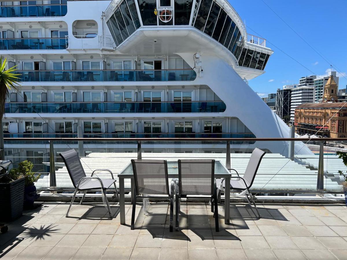 Waterfront Seaview Hotel Apartment - Same Building Block As Auckland Hilton Exteriér fotografie