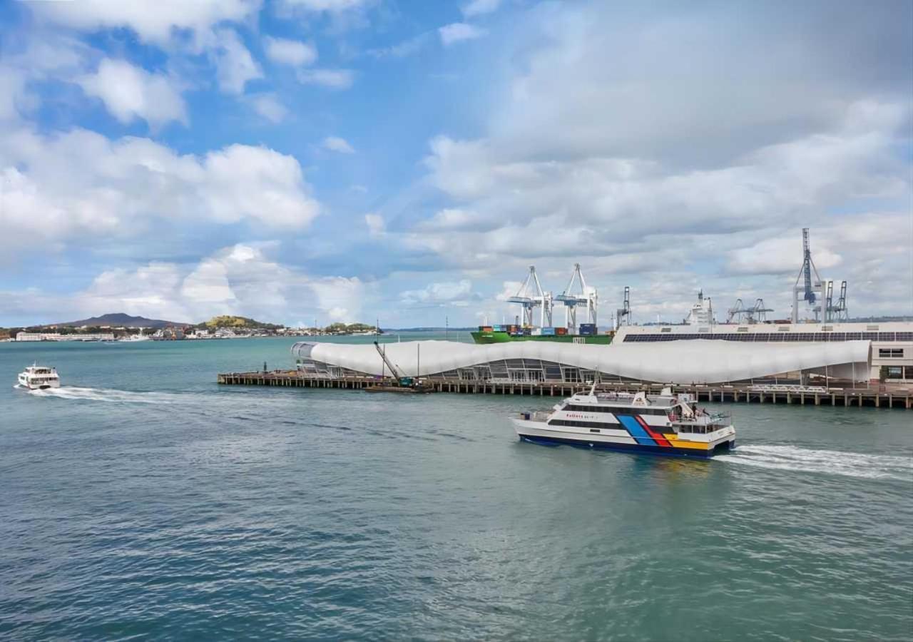 Waterfront Seaview Hotel Apartment - Same Building Block As Auckland Hilton Exteriér fotografie