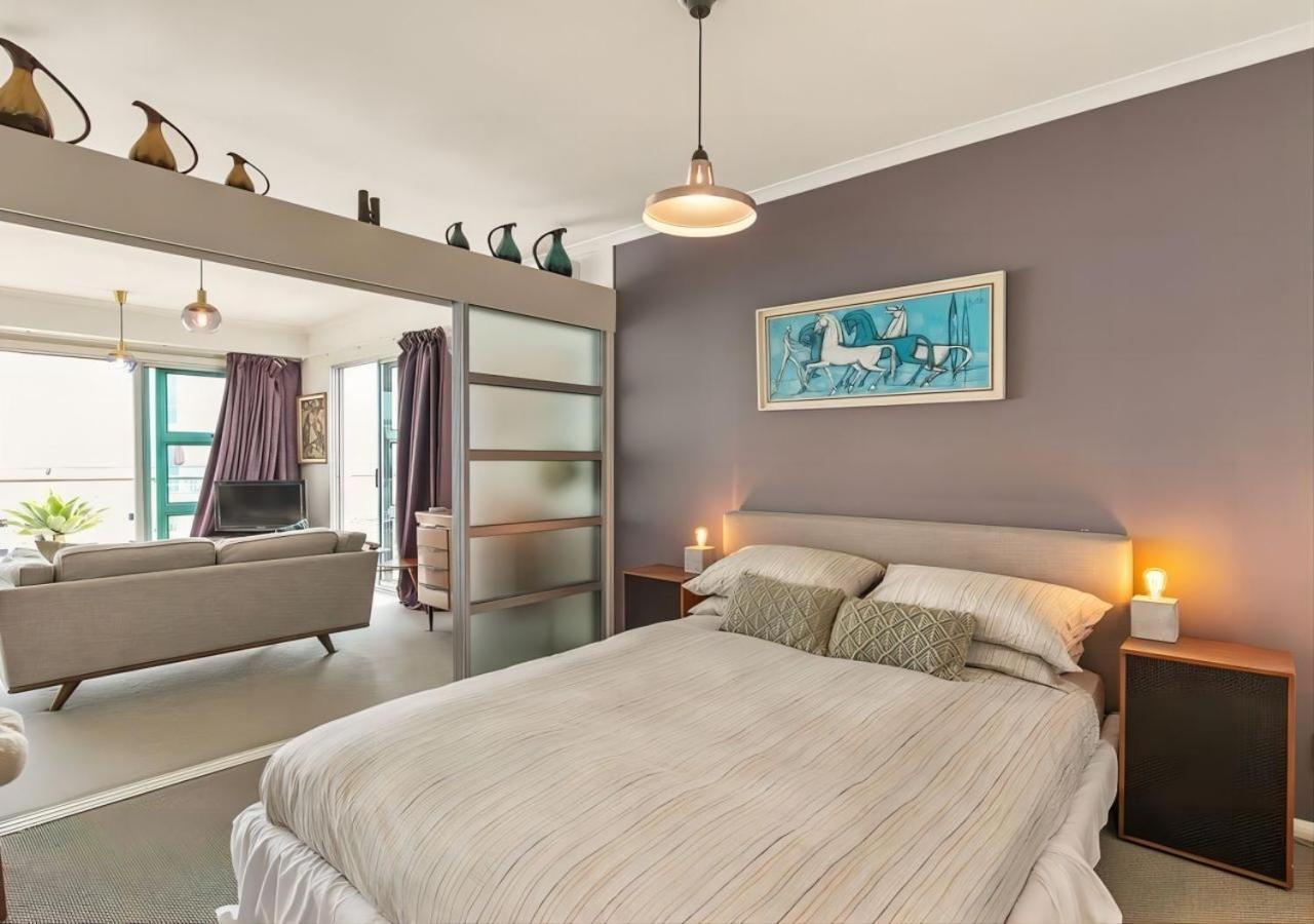 Waterfront Seaview Hotel Apartment - Same Building Block As Auckland Hilton Exteriér fotografie