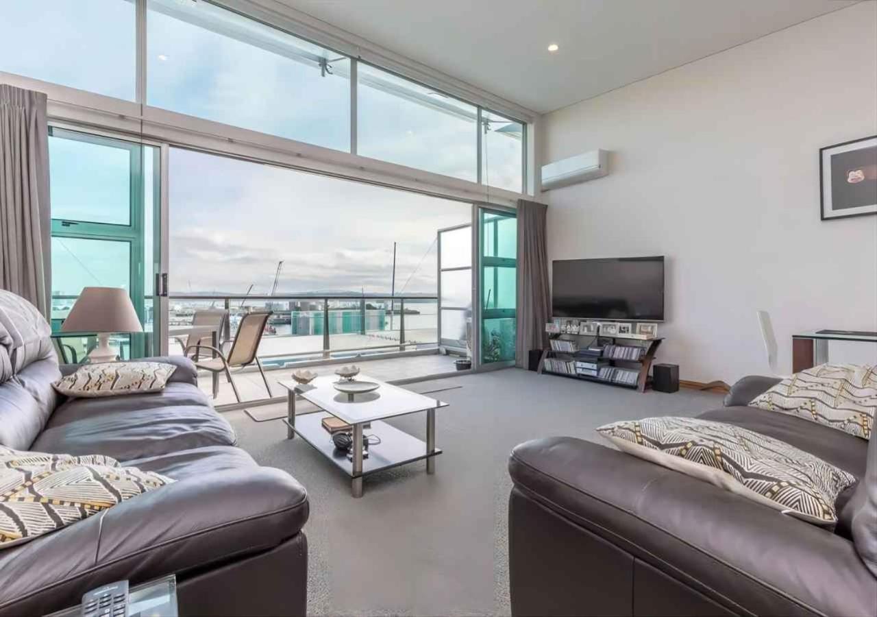 Waterfront Seaview Hotel Apartment - Same Building Block As Auckland Hilton Exteriér fotografie