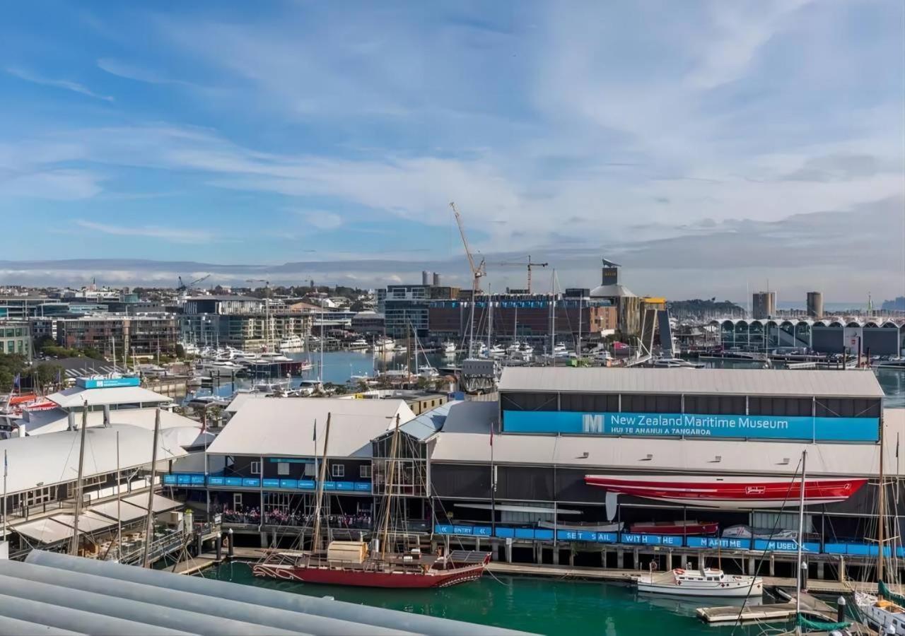 Waterfront Seaview Hotel Apartment - Same Building Block As Auckland Hilton Exteriér fotografie