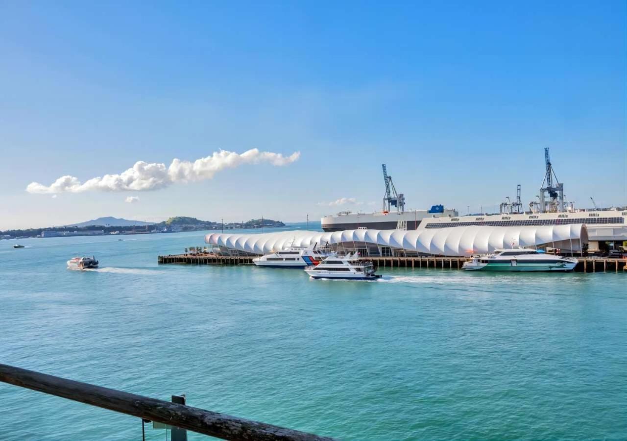 Waterfront Seaview Hotel Apartment - Same Building Block As Auckland Hilton Exteriér fotografie