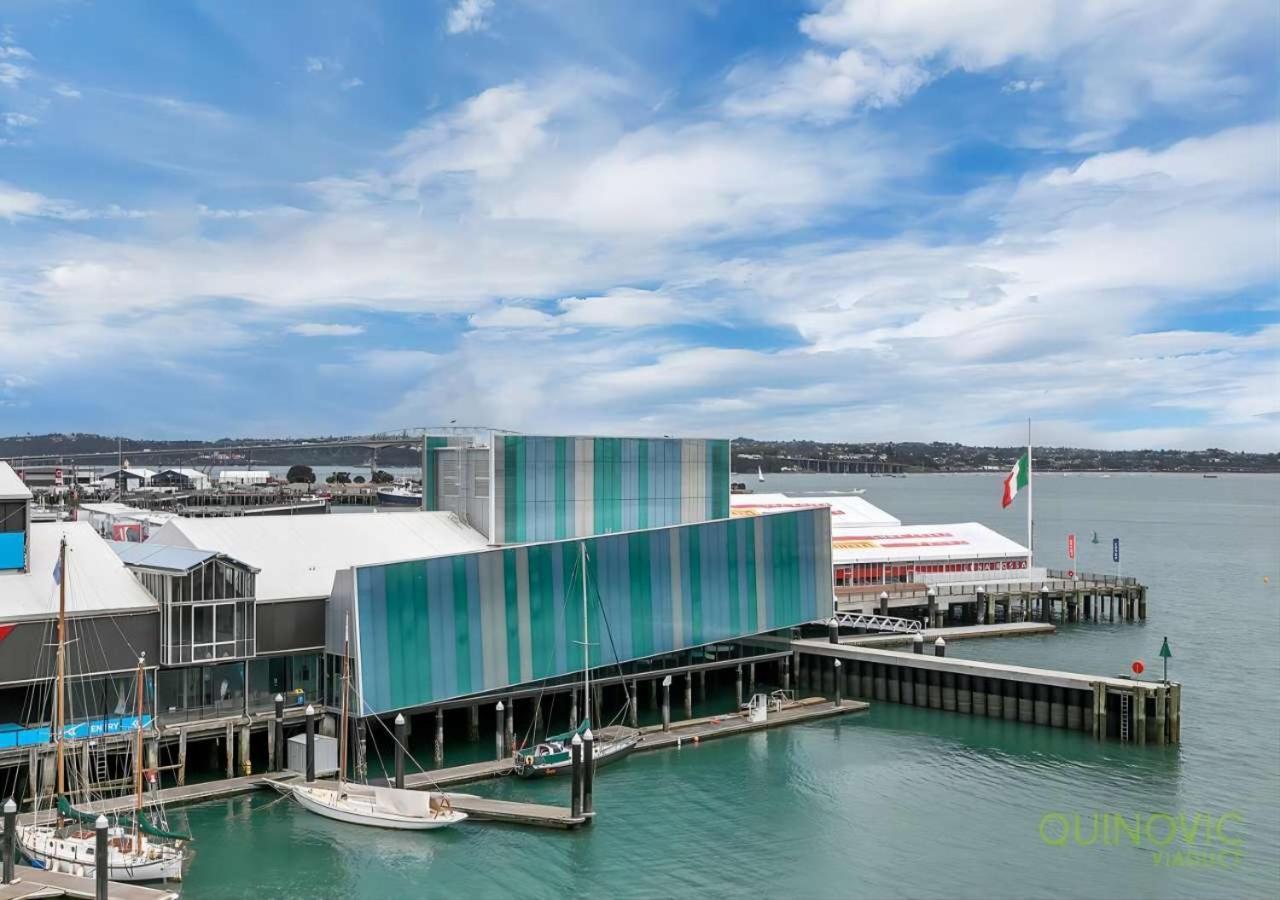 Waterfront Seaview Hotel Apartment - Same Building Block As Auckland Hilton Exteriér fotografie