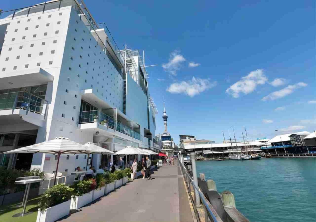 Waterfront Seaview Hotel Apartment - Same Building Block As Auckland Hilton Exteriér fotografie