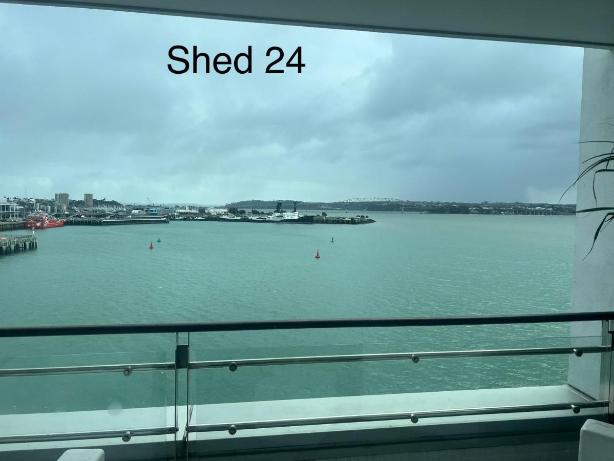 Waterfront Seaview Hotel Apartment - Same Building Block As Auckland Hilton Exteriér fotografie