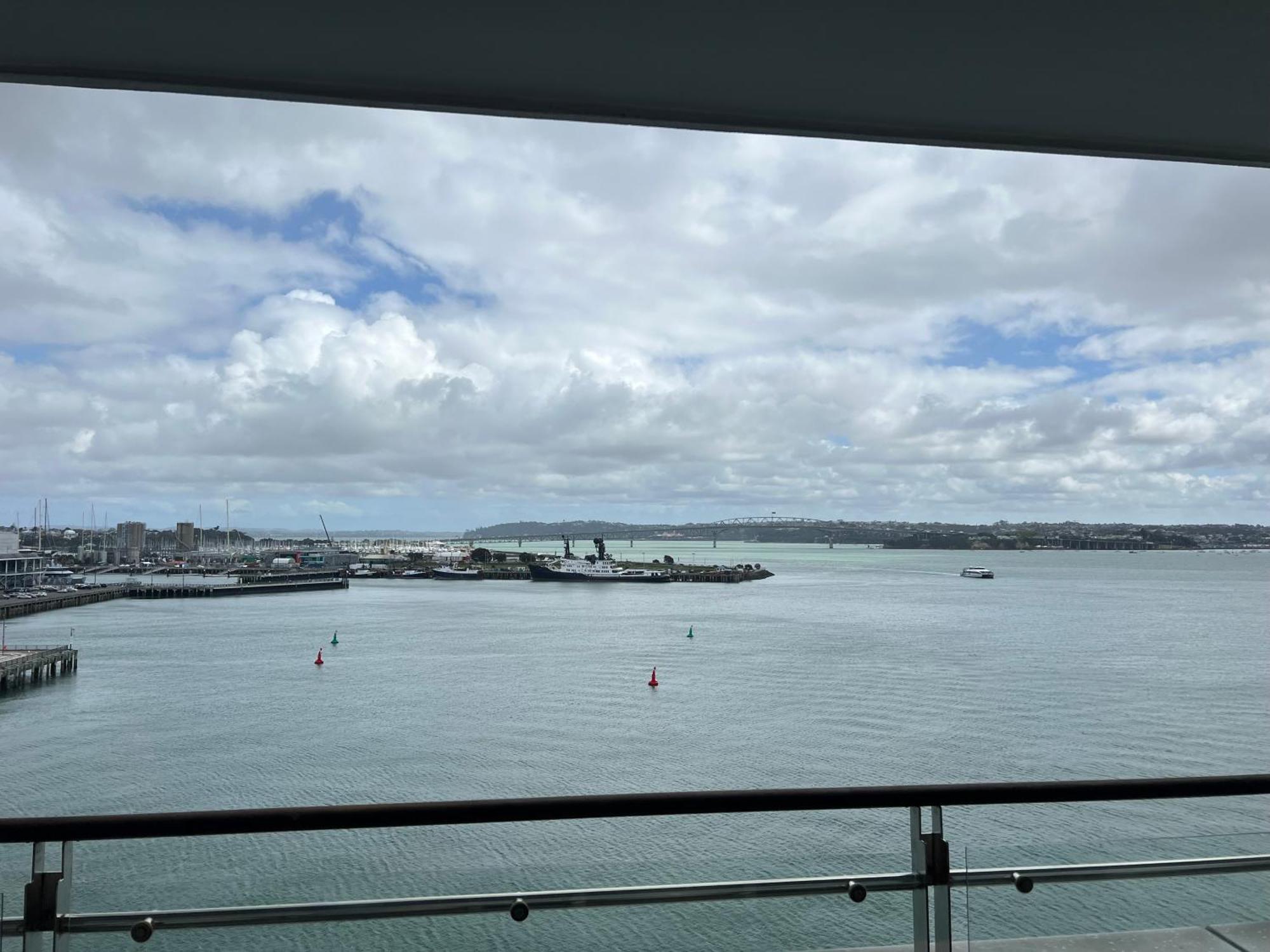 Waterfront Seaview Hotel Apartment - Same Building Block As Auckland Hilton Exteriér fotografie