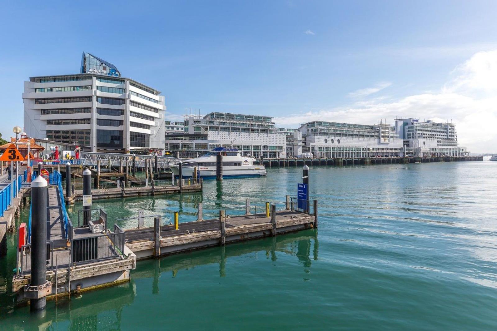Waterfront Seaview Hotel Apartment - Same Building Block As Auckland Hilton Exteriér fotografie